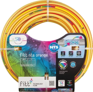 Tuyau d'eau ultra flexible anti-vrille renforcé jaune 19mm 25m