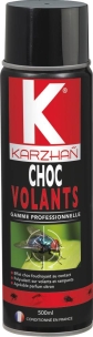 Insecticide CHOC INSECTES VOLANTS - lot de 12 aérosols de 500ml