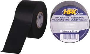 Ruban adhésif isolant PVC noir 50mmx33m