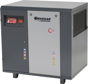 Compresseur à vis insonorisé sur châssis 7,5CV 400V