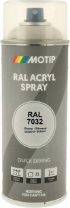 Peinture acrylique RAL 7032 gris silex - lot de 6 aérosols de 400ml