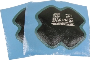 Emplâtre pour pneus PN 03 2 plis 100mm - blister de 2 pcs