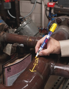 Feutre à peinture liquide permanent jaune surface humide