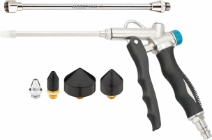 Pistolet de soufflage à 2 voies - jeu de cônes - lot de 6 pcs