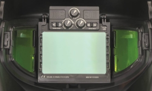 Cagoule de soudage automatique teinte 5/9-9/13 vision 100x67mm + vision de côté