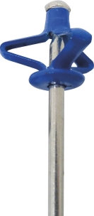 Rivet pétale spécial plaque d'immatriculation bleu 4x18mm - 25 pcs