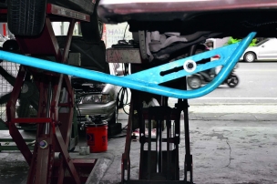 Levier d'essieu universel sur train avant