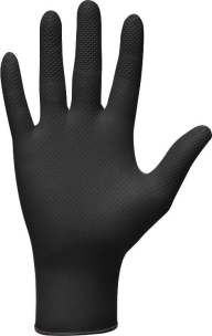 Gants jetables ambidextres nitrile 240mm 0,18mm noir T11 - Boîte de 50 pcs Gants jetables ambidextres nitrile 240mm 0,18mm noir T11 - Boîte de 50 pcs