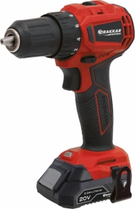 Perceuse visseuse brushless 20V 40Nm 2 batteries 2Ah Li-ion - mallette