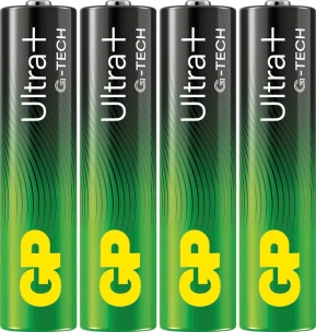 Blister de 4 piles "Ultra Plus" LR3 AAA Alcaline