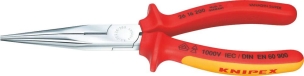 Pince droite 200mm demi-ronde isolée 1000V bi-matière - carte