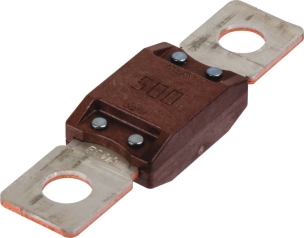 Fusible enfichable méga 500A marron - lot de 5 pcs