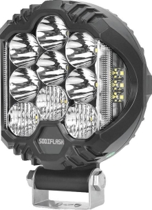 Phare de travail ovale LED 12/24V 40W 3800 lumens