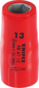 Douille 1/2" de 13mm isolée 1000V