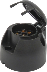 Socle femelle plastique ronde 7 plots