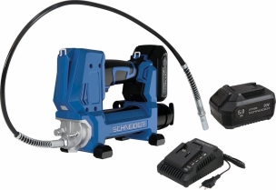 Pompe à graisse 20V 690 bar - 2 batteries Li-ion 2Ah et 5Ah - 1 chargeur 3A - coffret