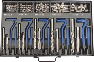Réparation de filetage M5 à M12 - coffret de 130 pcs