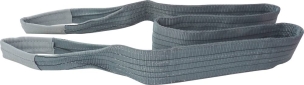 Elingue plate avec boucles 120mm 4T 2m gris - lot de 10 pcs