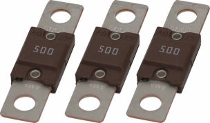 Fusibles 500A pour booster 1200-1600A - lot de 3 pcs