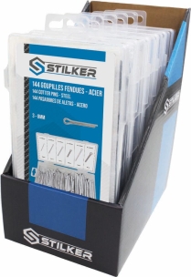 Goupilles fendues de 3 à 8mm - 6 coffrets de 144 pcs