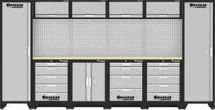 Mobilier d'atelier 6 éléments hêtre