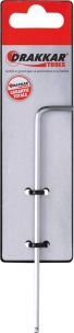 Clé mâle coudée hexagonale extra longue 3mm - carte