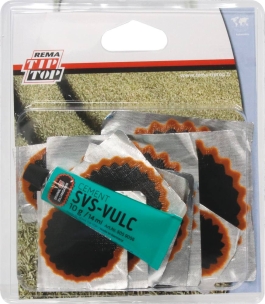 Rustine pour chambre à air assortiment - blister de 10 pcs