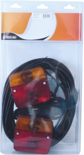 Kit de signalisation arrière 12V 7,5m magnétique - blister