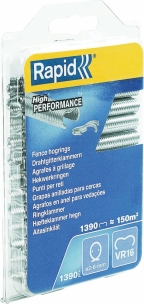 Agrafes grillage VR16 2-8mm vertes - blister de 1390 pcs