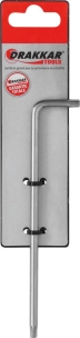 Clé mâle coudée Torx® extra longue alésée TT27 - carte