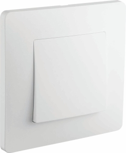 Interrupteur va et vient encastré 230V blanc