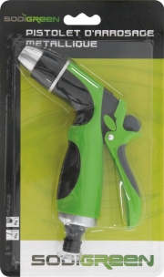 Pistolet d'arrosage métallique 3 jets