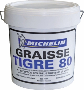 Crème de montage Michelin tigre pour pneu - seau de 4kg