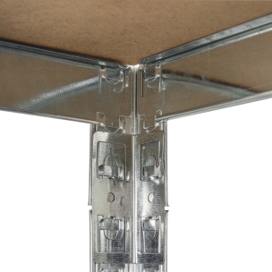 Etagère métallique à visser 5 tablettes 1800x750x300mm max 175kg