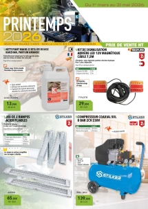 Catalogue PROMO – PRINTEMPS 2026 (Prix de vente HT) - lot de 10 pcs