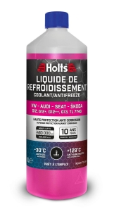 Liquide de refroidissement dédié VW-Audi-Seat-Skoda G12/ G12+ / G12++ / G13 / TL 774G - lot de 12 bidons de 1L