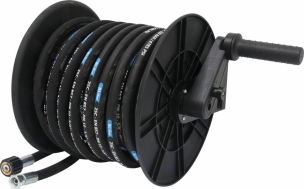 Option enrouleur avec flexible de 20m pour NHP eau chaude débit sup 1250L