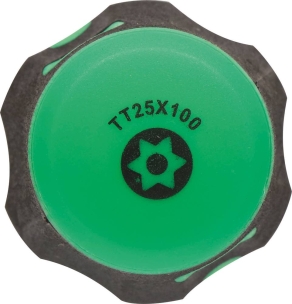 Tournevis Torx® alésé TT25 100mm - carte