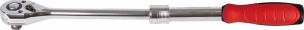 Cliquet 1/2" 72 dents réversible télescopique avec bouton poussoir - carte