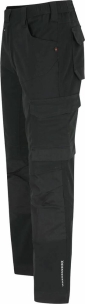 Pantalon de travail multipoches 97% coton noir T36