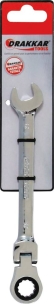 Clé mixte articulée à cliquet de 12mm - carte