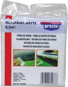 Tissu fibre de verre tissage épais - 6 sachets avec tissu 1250x400mm
