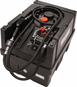 Cuve de ravitaillement gasoil 200L avec pompe 12V-pist auto-volucompteur digital