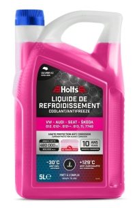 Liquide de refroidissement dédié VW-Audi-Seat-Skoda G12/ G12+ / G12++ / G13 / TL 774G - lot de 4 bidons avec bec de 5L