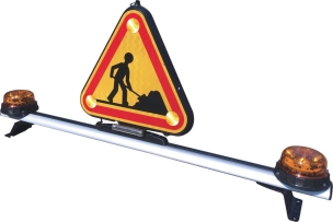 Barre de toit 1,55m avec 2 gyrophares LED Barre de toit 1,55m avec 2 gyrophares LED