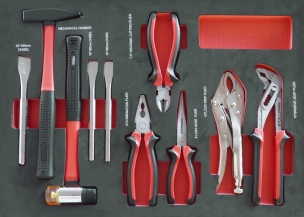 Module mousse 550x400mm pinces et frappe - 10 pcs