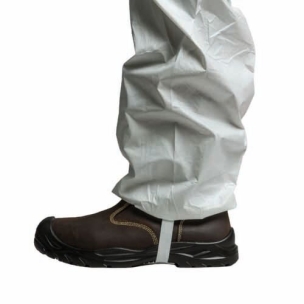 Combinaison de protection jetable SMS avec capuche type 5/6 65 g/m² blanche XL