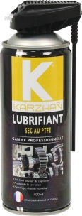 Lubrifiant à sec au PTFE avec tête 2 jets - lot de 12 aérosols 400ml