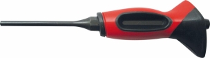 Chasse-goupilles octogonal 150x5mm en chrome-vanadium bruni avec poignée STS bi-matière 