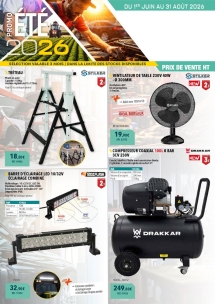 Catalogue PROMO – ÉTÉ 2026 (Prix de vente HT) - lot de 10 pcs